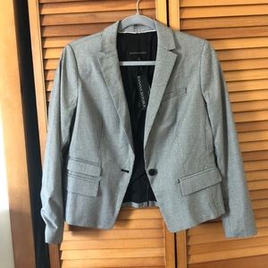 Cropped houndstooth blazer, never worn